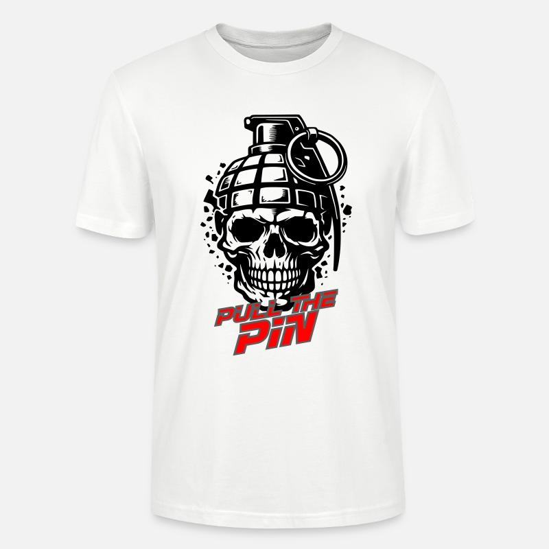 Pull The Pin - Stanley/Stella Unisex Bio-T-Shirt CRAFTER - Weiß