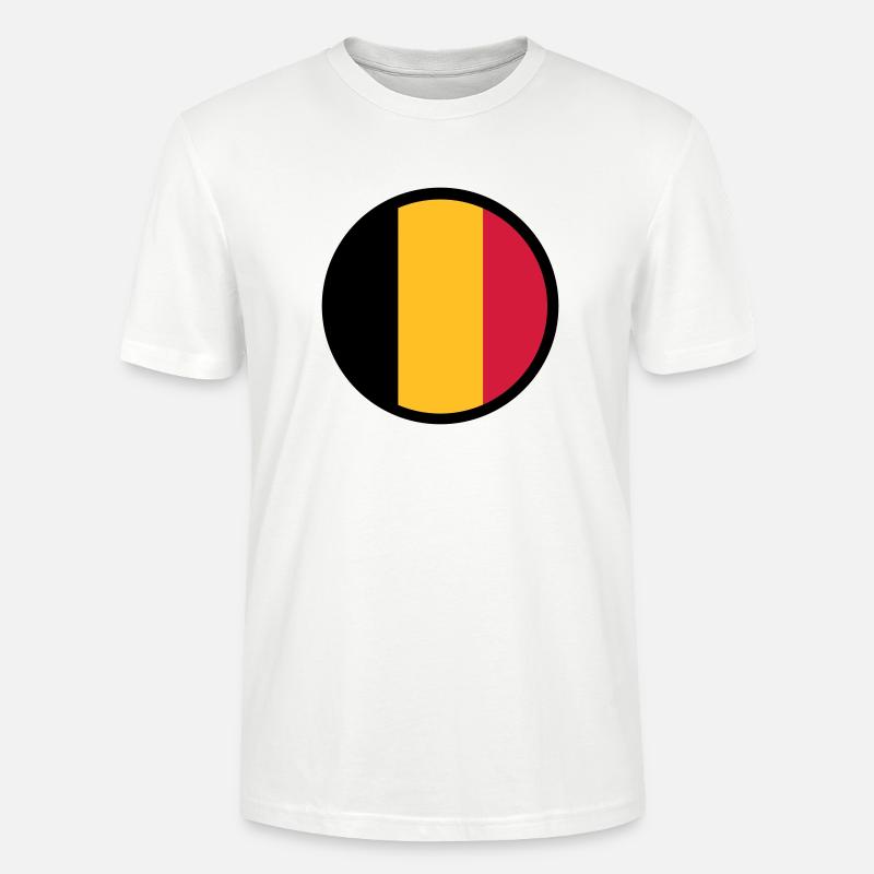 Im Zeichen von Belgien - Stanley/Stella Unisex Bio-T-Shirt CRAFTER - Weiß