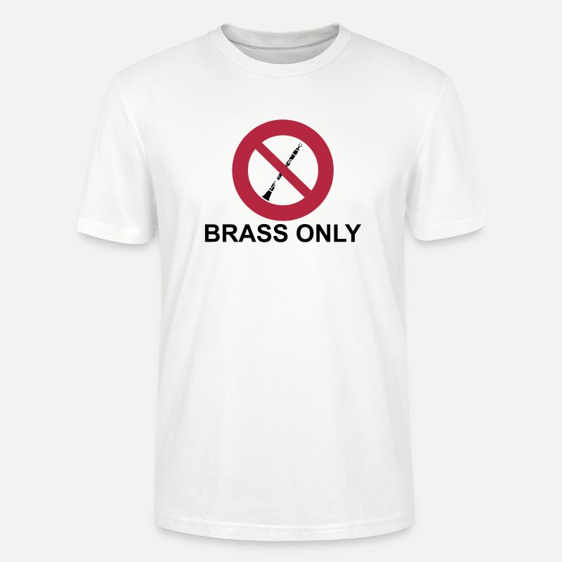 Brass Only - Stanley/Stella Unisex Bio-T-Shirt CRAFTER - Weiß