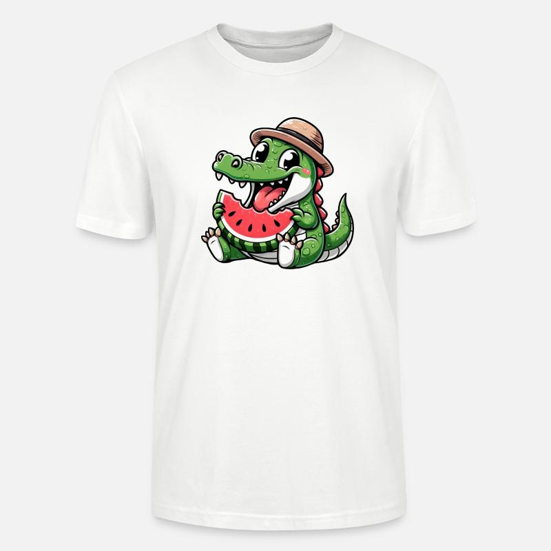 Crocodile Melon Pastèque Fruit Fruité - T-shirt bio CRAFTER Stanley Stella Unisexe - undefined