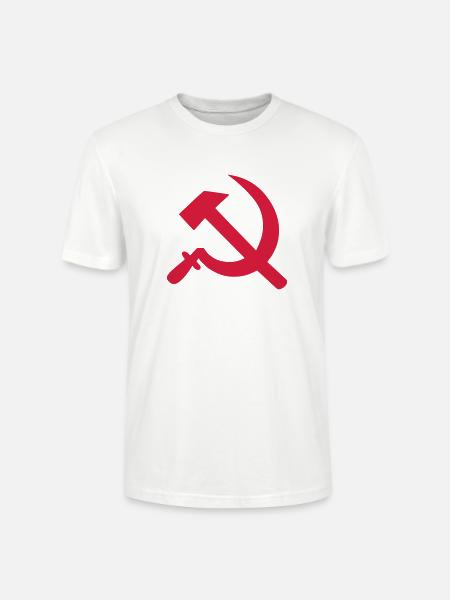 Hammer und Sichel - Stanley/Stella Unisex Bio-T-Shirt CRAFTER - Weiß