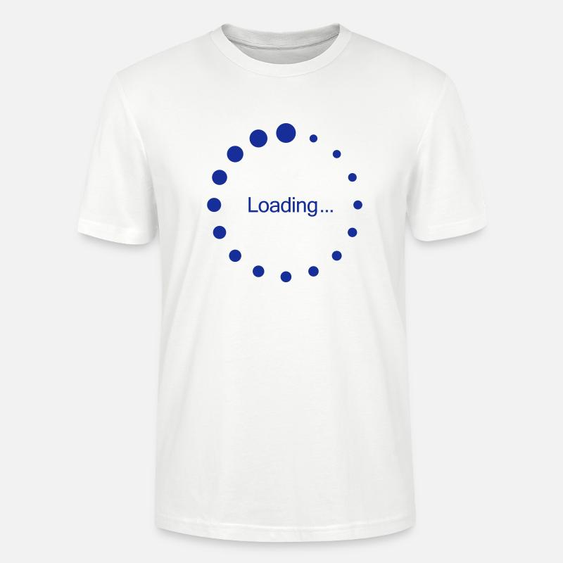 loading_circle - T-shirt bio CRAFTER Stanley Stella Unisexe - blanc