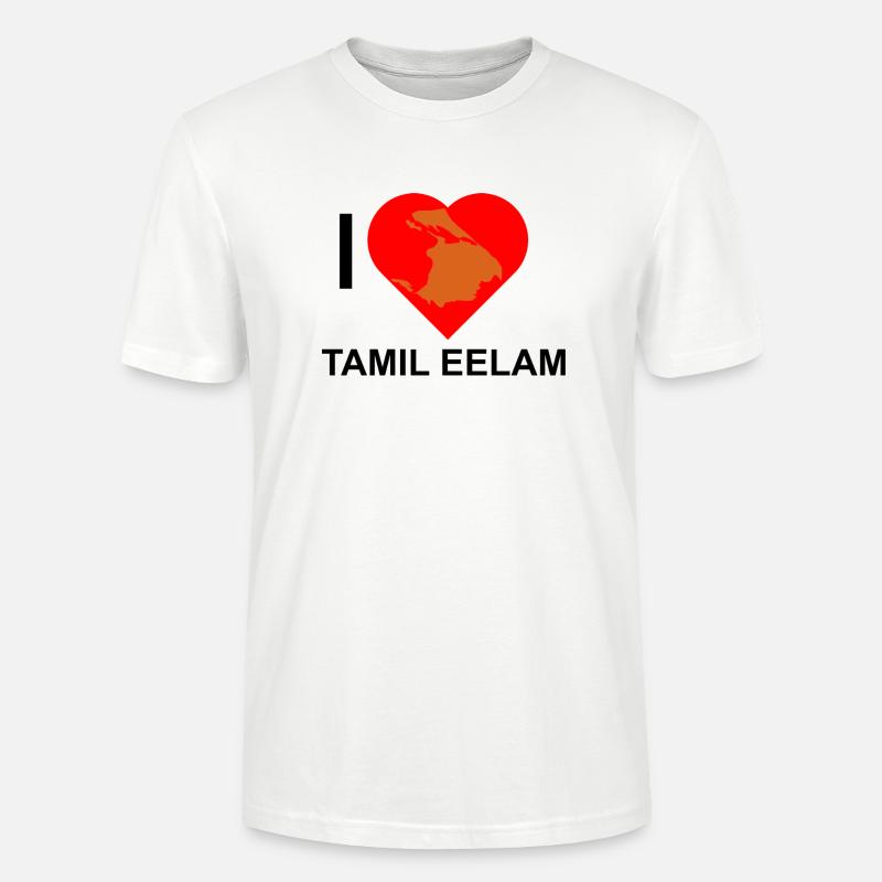 Tamil Eelam - Stanley/Stella Unisex Bio-T-Shirt CRAFTER - Weiß