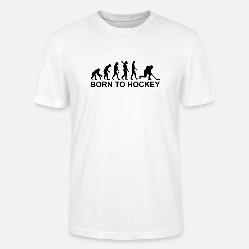 Evolution Hockey - Stanley/Stella CRAFTER Unisex Organic T-Shirt - white