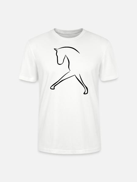 cheval - T-shirt bio CRAFTER Stanley Stella Unisexe - blanc