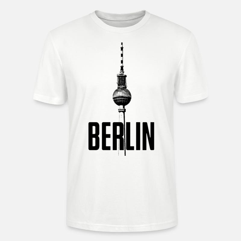 Fernsehturm Berlin - Stanley/Stella Unisex Bio-T-Shirt CRAFTER - Weiß