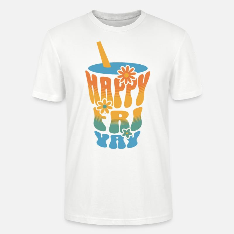 Humor Friday Lehrer-Wochenende - Stanley/Stella Unisex Bio-T-Shirt CRAFTER - Weiß