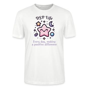 Direct Support Professional - Stanley/Stella CRAFTER Unisex Organic T-Shirt - white - Front - Alina (178cm) & Michal (187cm)