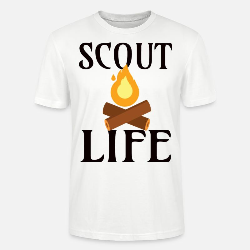 SCOUT: Scout Life - Stanley/Stella Unisex Bio-T-Shirt CRAFTER - Weiß