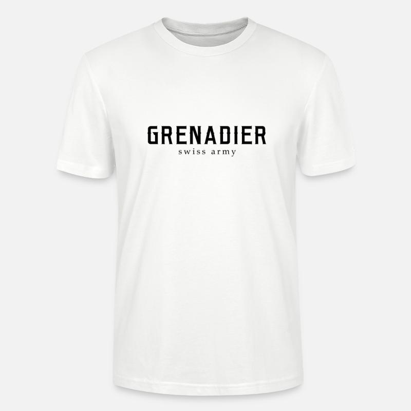Grenadier Schweizer Armee - Stanley/Stella Unisex Bio-T-Shirt CRAFTER - Weiß