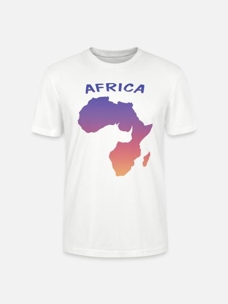 Africa - Stanley/Stella Unisex Bio-T-Shirt CRAFTER - Weiß