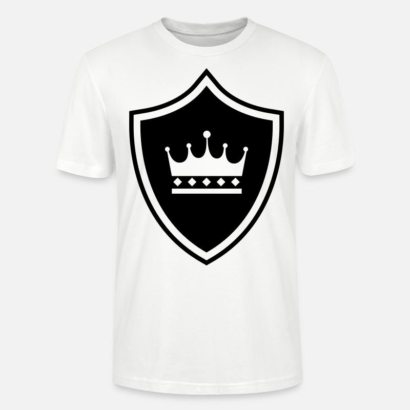Krone Wappen - Stanley/Stella Unisex Bio-T-Shirt CRAFTER - Weiß