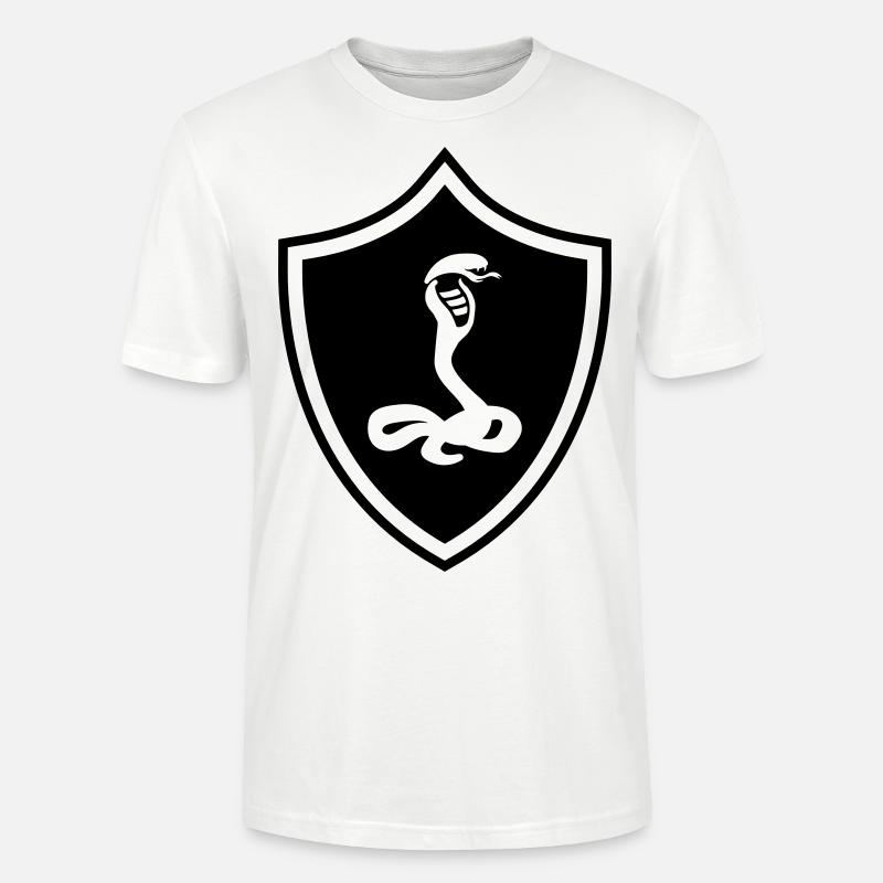 Serpente Stemma cobra - Maglietta unisex ecologica CRAFTER di Stanley/Stella - bianco