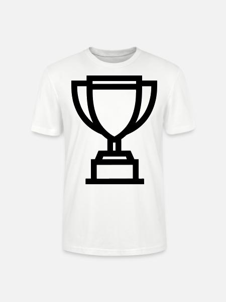 trophy - Stanley/Stella CRAFTER Unisex Organic T-Shirt - white