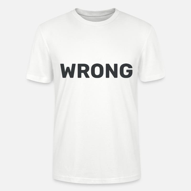 FALSCH - Typograpie - Stanley/Stella Unisex Bio-T-Shirt CRAFTER - Weiß