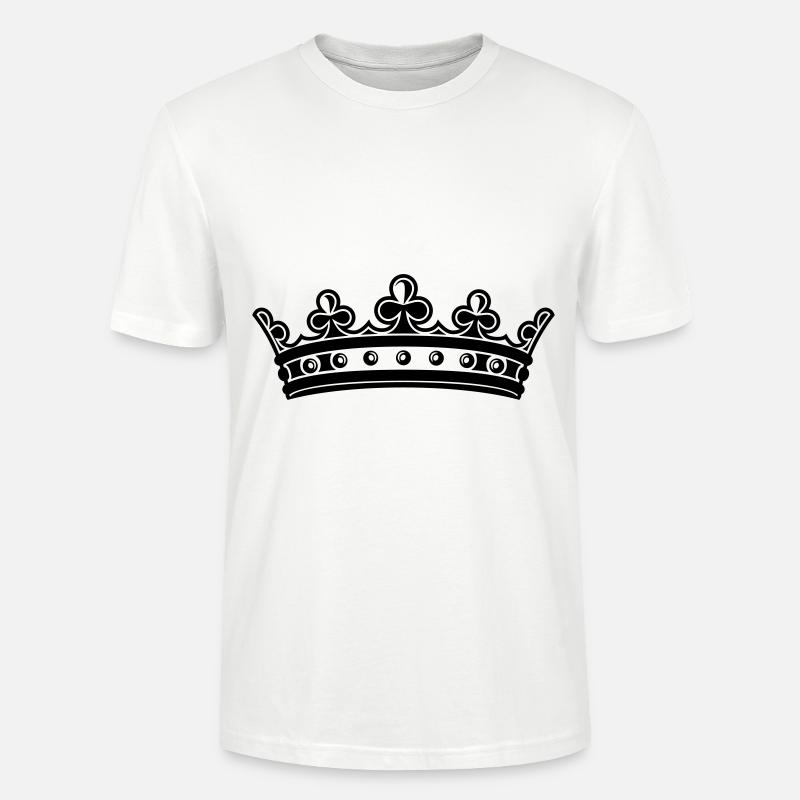 Krone Symbol - Stanley/Stella Unisex Bio-T-Shirt CRAFTER - Weiß