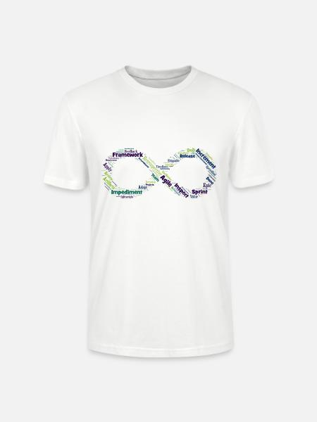 Agile loop - Stanley/Stella CRAFTER Unisex Organic T-Shirt - white