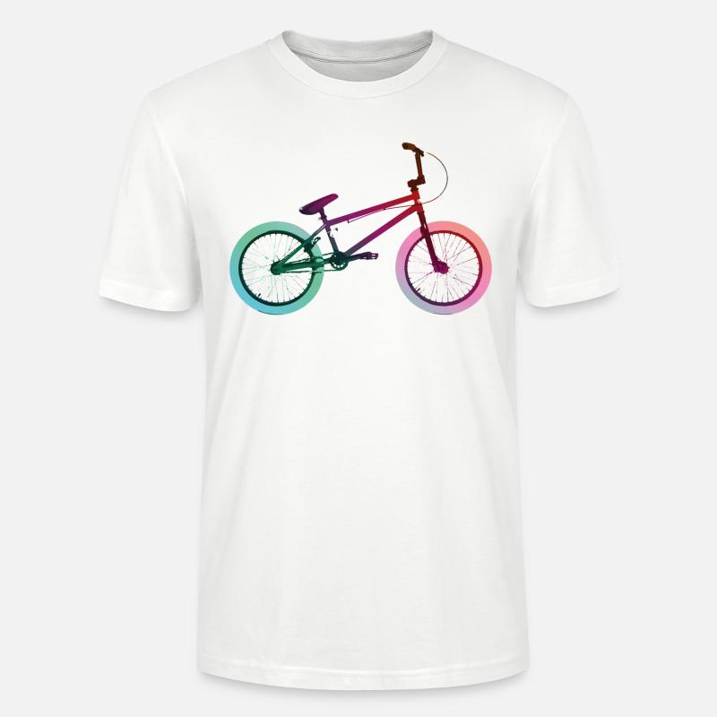 Regenbogen BMX - Stanley/Stella Unisex Bio-T-Shirt CRAFTER - Weiß