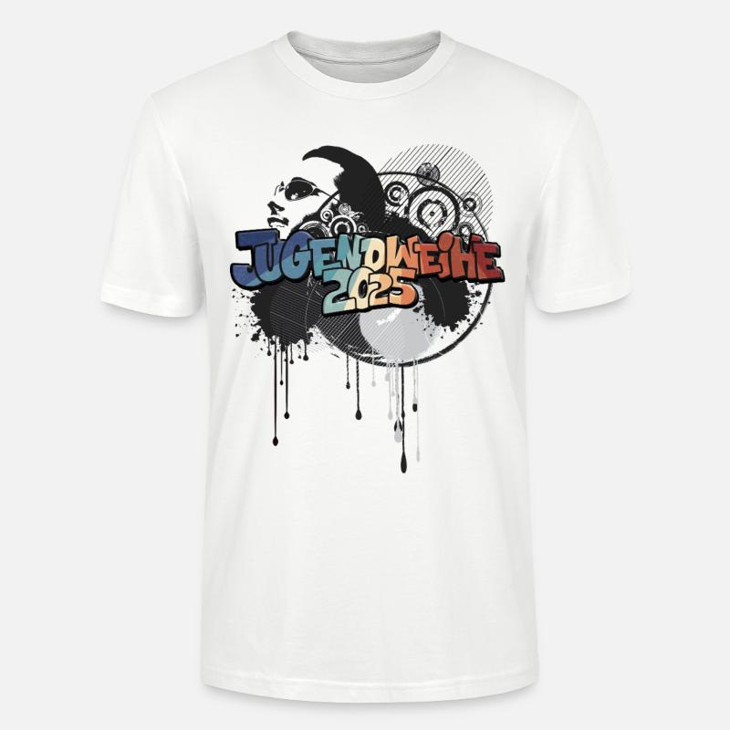 Jugendweihe 2025 Jugendweiheshirt - Stanley/Stella Unisex Bio-T-Shirt CRAFTER - Weiß