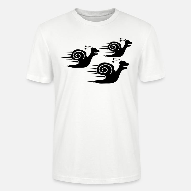 Snail Race - Stanley/Stella Unisex Bio-T-Shirt CRAFTER - Weiß