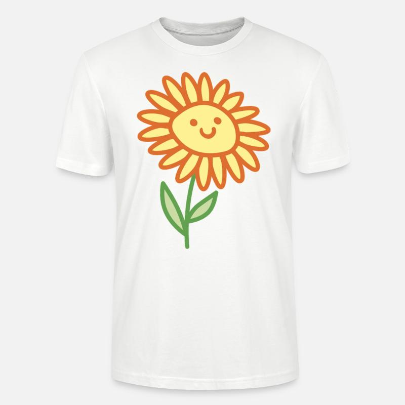 Sonnenblume - Stanley/Stella Unisex Bio-T-Shirt CRAFTER - Weiß