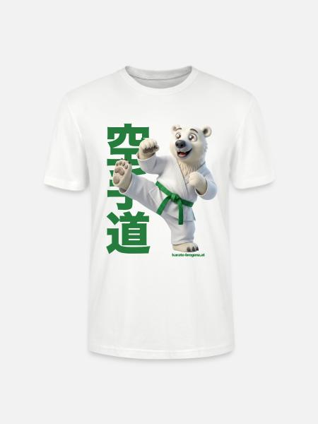 Karate Eisbär - Stanley/Stella Unisex Bio-T-Shirt CRAFTER - Weiß
