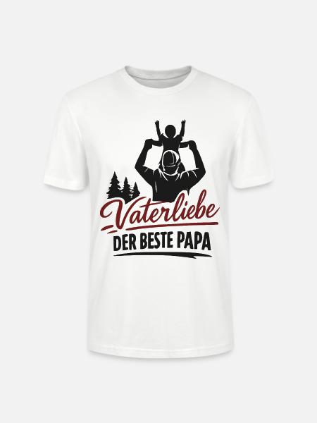 Vaterliebe – Der beste Papa - Stanley/Stella Unisex Bio-T-Shirt CRAFTER - Weiß