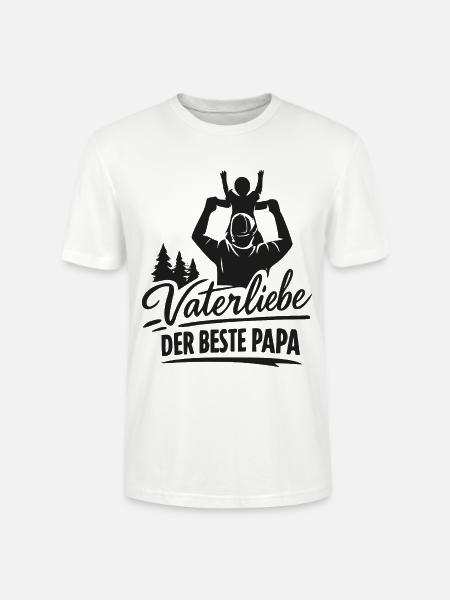 Vaterliebe: Der beste Papa - Stanley/Stella Unisex Bio-T-Shirt CRAFTER - Weiß