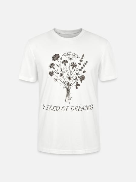 Blumenstrauß der Träume - Stanley/Stella Unisex Bio-T-Shirt CRAFTER - Weiß
