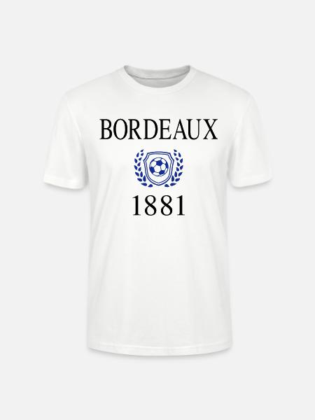 Bordeaux 1881 Origin - T-shirt bio CRAFTER Stanley Stella Unisexe - blanc