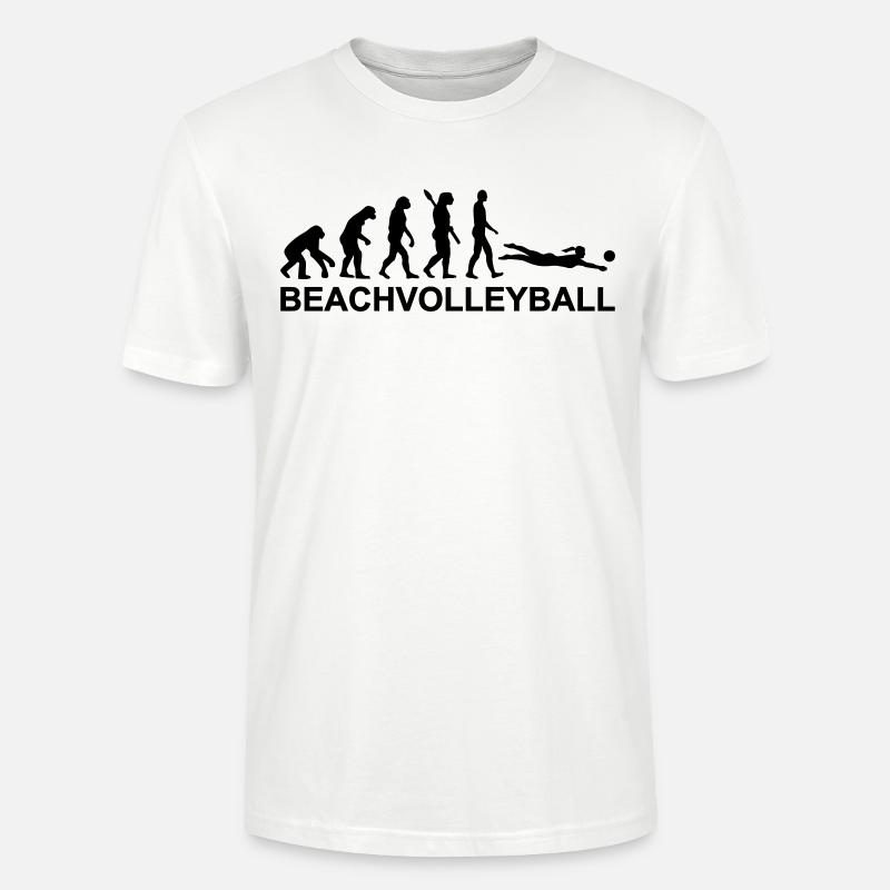 Evolution Beachvolleyball - Stanley/Stella CRAFTER Unisex Organic T-Shirt - white
