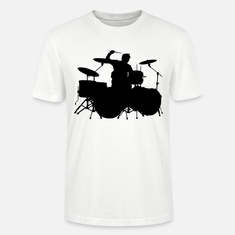 Drummer - Stanley/Stella Unisex Bio-T-Shirt CRAFTER - Weiß