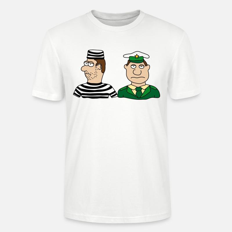 Polizei - Stanley/Stella Unisex Bio-T-Shirt CRAFTER - Weiß