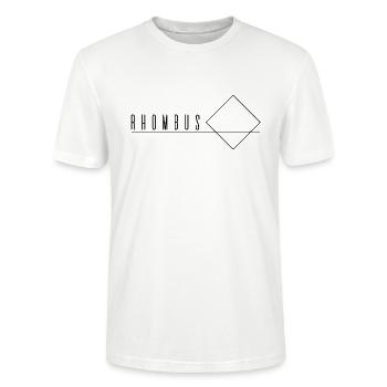 RHOMBUS - Stanley/Stella CRAFTER Unisex Organic T-Shirt - white - Front - Alina (178cm) & Michal (187cm)