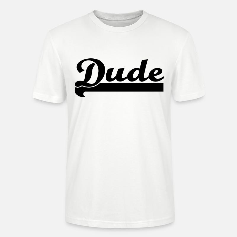 Dude - Stanley/Stella Unisex Bio-T-Shirt CRAFTER - Weiß