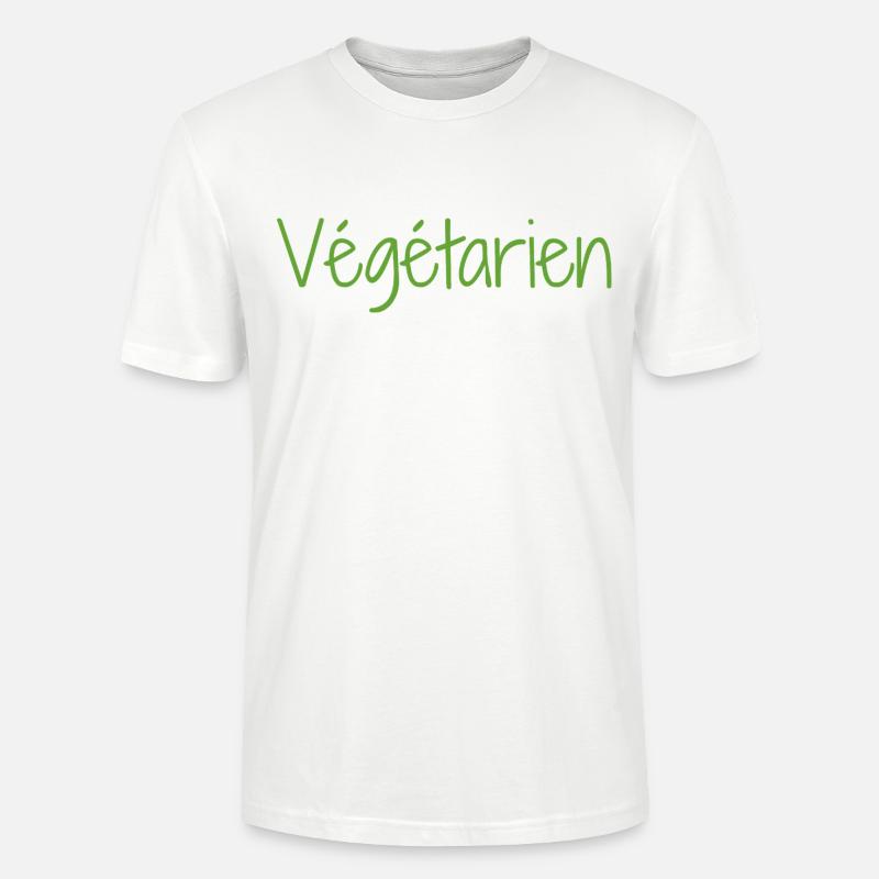Vegetarier - Stanley/Stella Unisex Bio-T-Shirt CRAFTER - Weiß