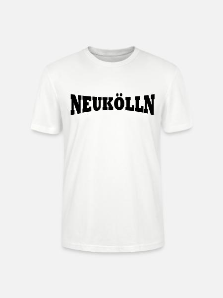 Neukölln lettering - Stanley/Stella CRAFTER Unisex Organic T-Shirt - white