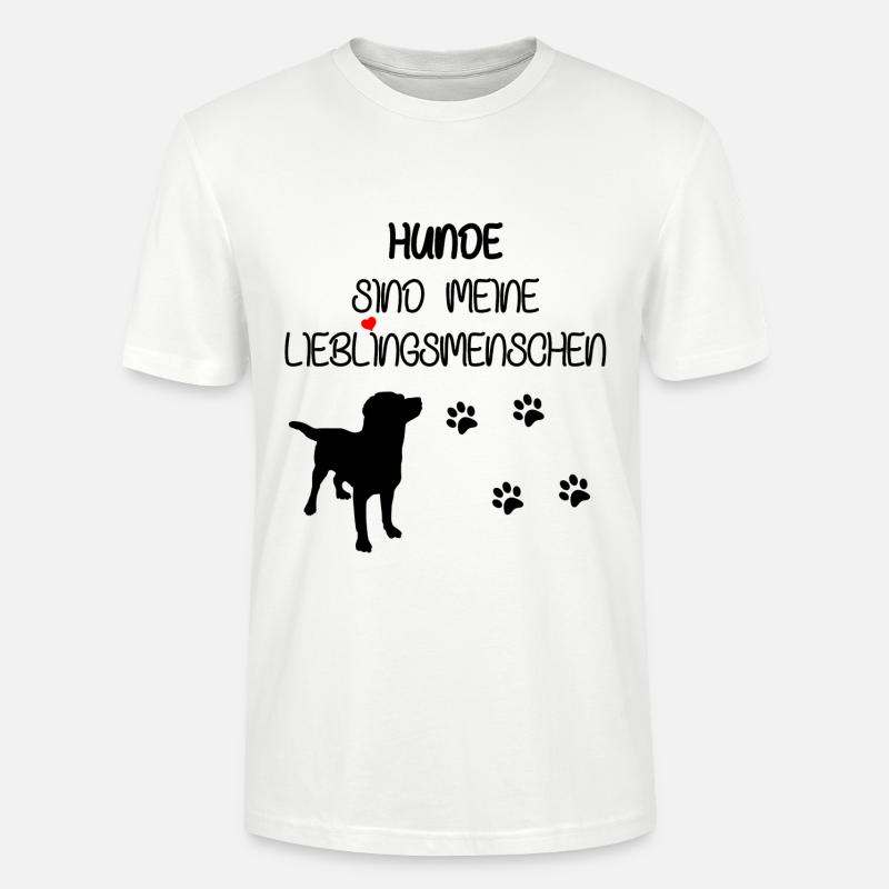 Hunde Spruch - Stanley/Stella Unisex Bio-T-Shirt CRAFTER - Weiß