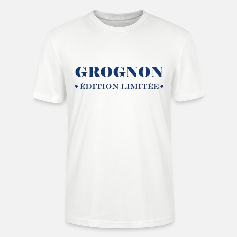 Edition limitée grognon - T-shirt bio CRAFTER Stanley Stella Unisexe - blanc