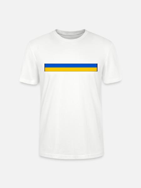 Ukraine - Stanley/Stella Unisex Bio-T-Shirt CRAFTER - Weiß