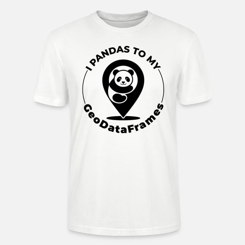 GeoDataFrames Pandas GIS Programmation Python - T-shirt bio CRAFTER Stanley Stella Unisexe - blanc