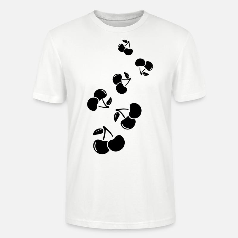 Kirschen obst - Stanley/Stella Unisex Bio-T-Shirt CRAFTER - Weiß