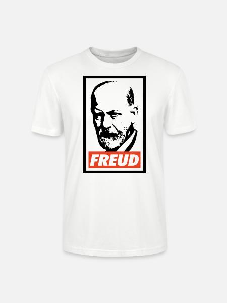 Sigmund Freud - Stanley/Stella CRAFTER Unisex Organic T-Shirt - white