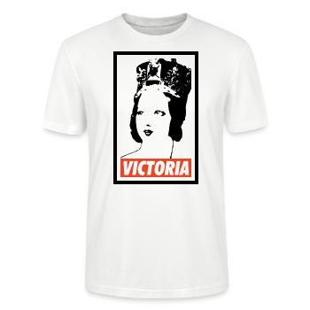 Reina Victoria - T-shirt bio CRAFTER Stanley Stella Unisexe - blanc - Devant - Alina (178cm) & Michal (187cm)