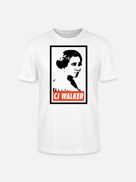 Madam CJ Walker - Stanley/Stella CRAFTER Unisex Organic T-Shirt - white