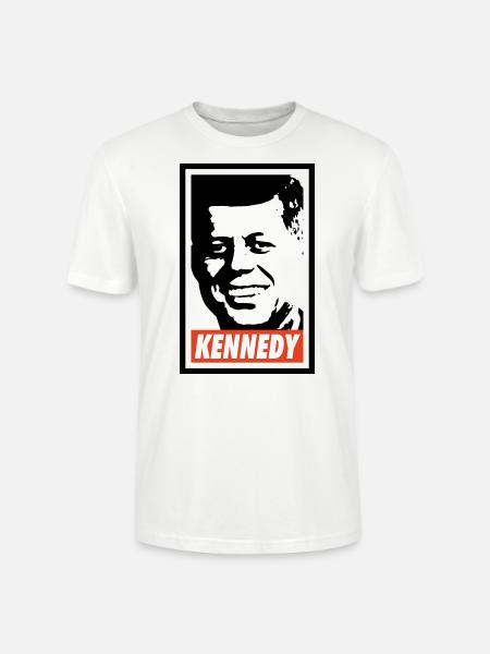 John F. Kennedy - Stanley/Stella Unisex Bio-T-Shirt CRAFTER - Weiß