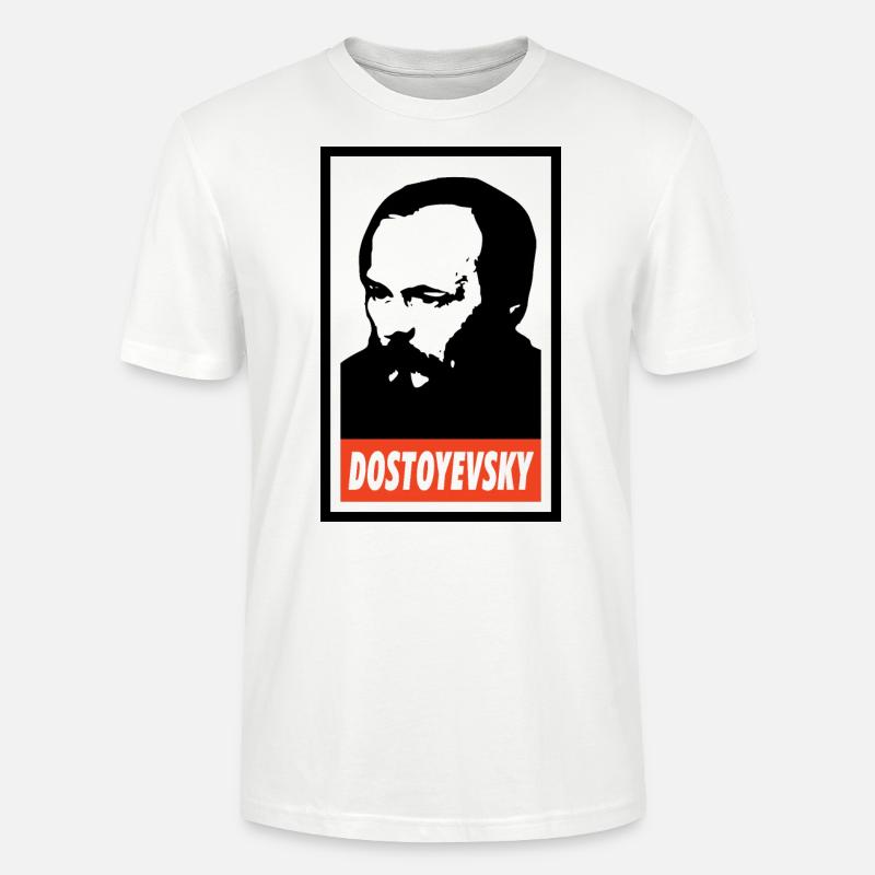 Fyodor Mikhailovich Dostoyevsky - Stanley/Stella CRAFTER Unisex Organic T-Shirt - white