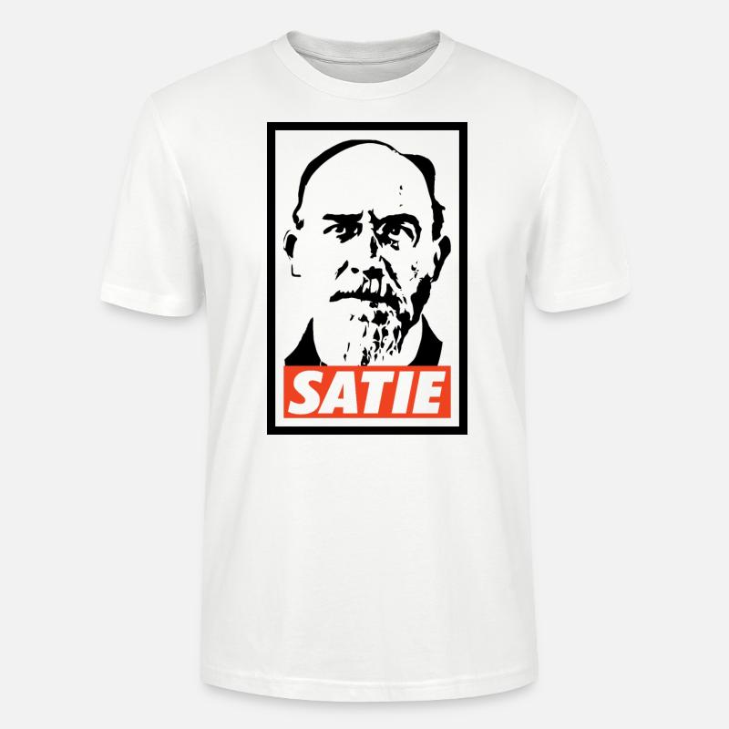 Eric Satie - T-shirt bio CRAFTER Stanley Stella Unisexe - blanc