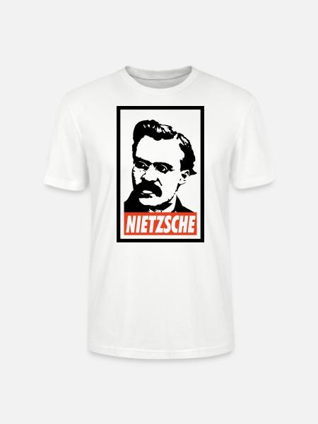 Friedrich Nietzsche - Stanley/Stella CRAFTER Unisex Organic T-Shirt - white