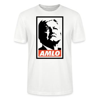 Amelia Earhart - Stanley/Stella Unisex Bio-T-Shirt CRAFTER - Weiß - Vorne - Alina (178cm) & Michal (187cm)
